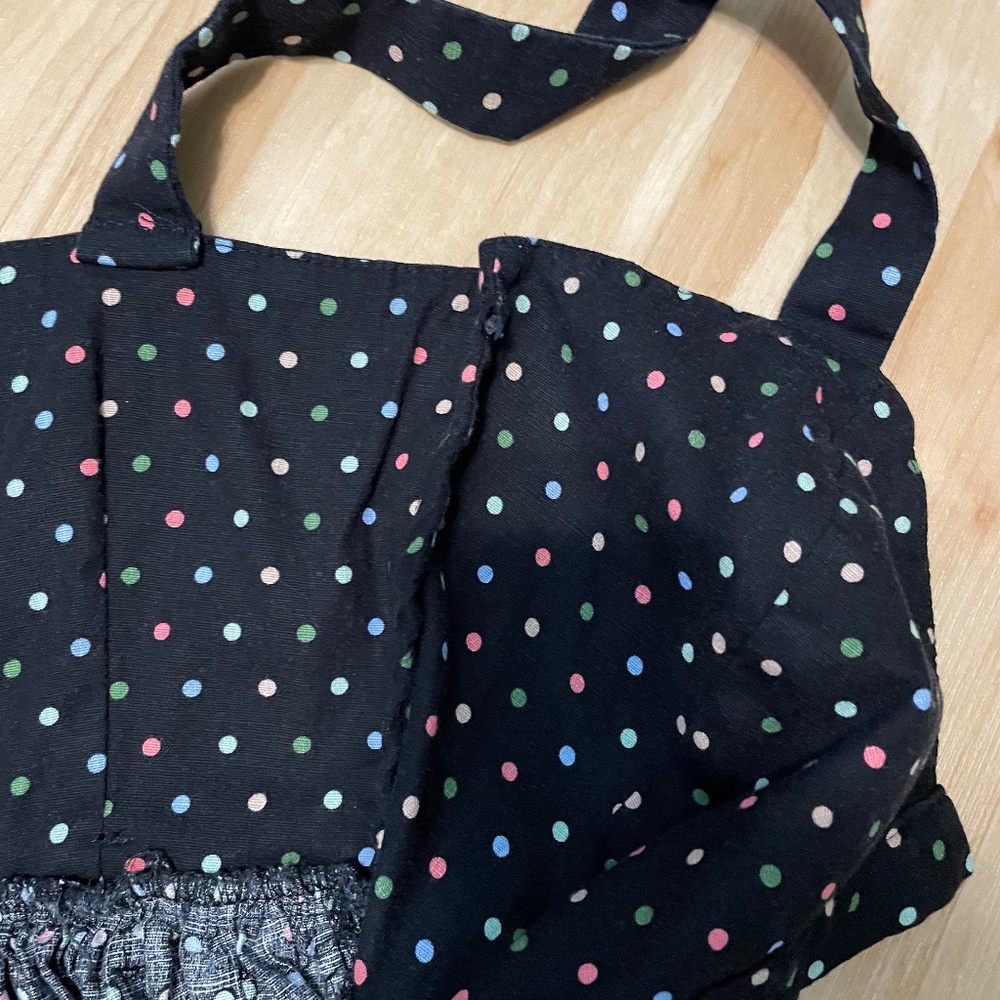 Collectif Polka Dot Dress with belt - altered smaller UK 10 Small - Picture 10 of 14